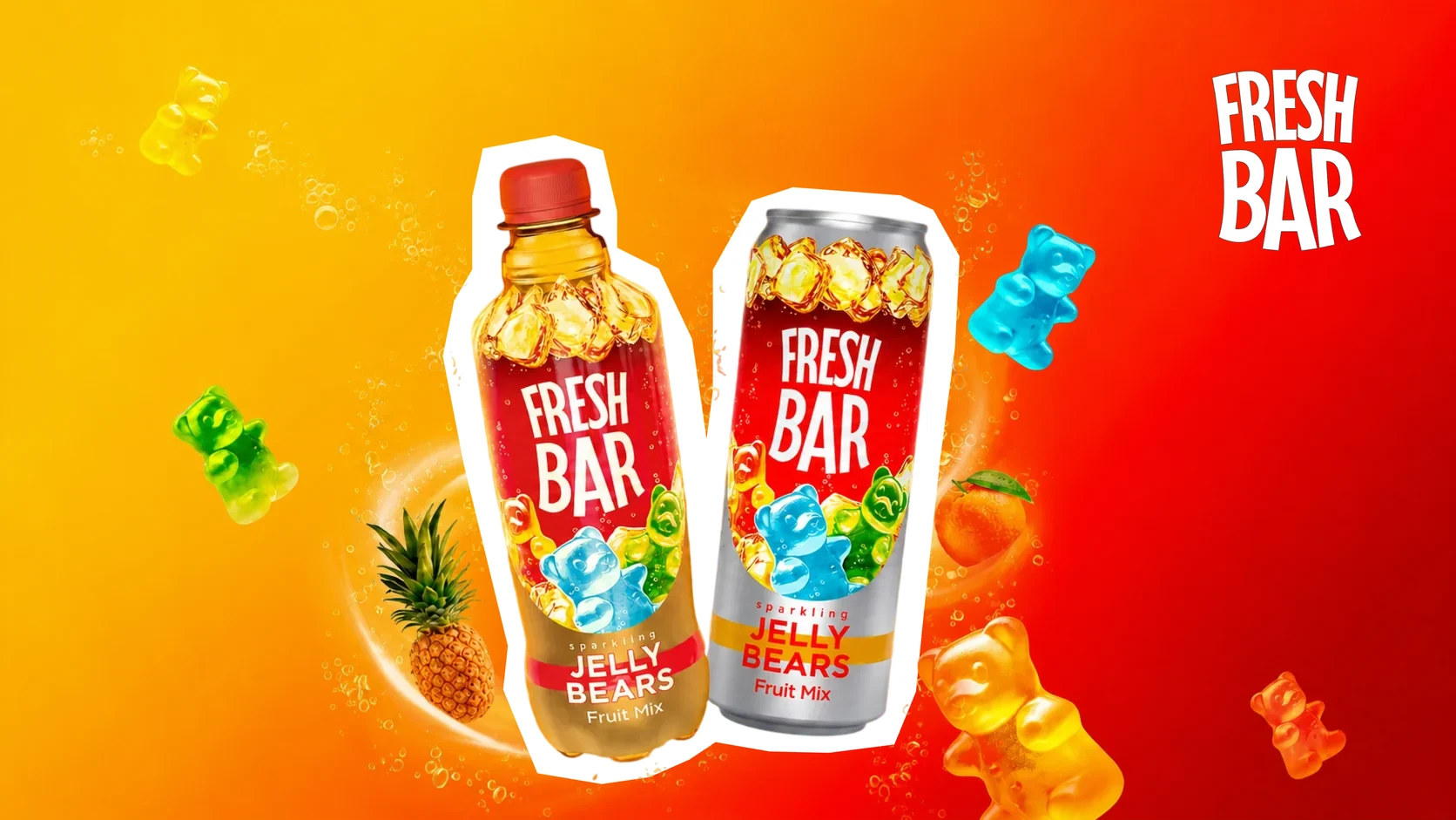Fresh Bar Jelly Bears в кампании на Twitch